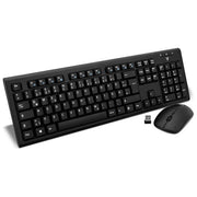 V7, Tastiera e Mouse Wireless, Layout Italiano, QWERTY, Keycaps Laserati