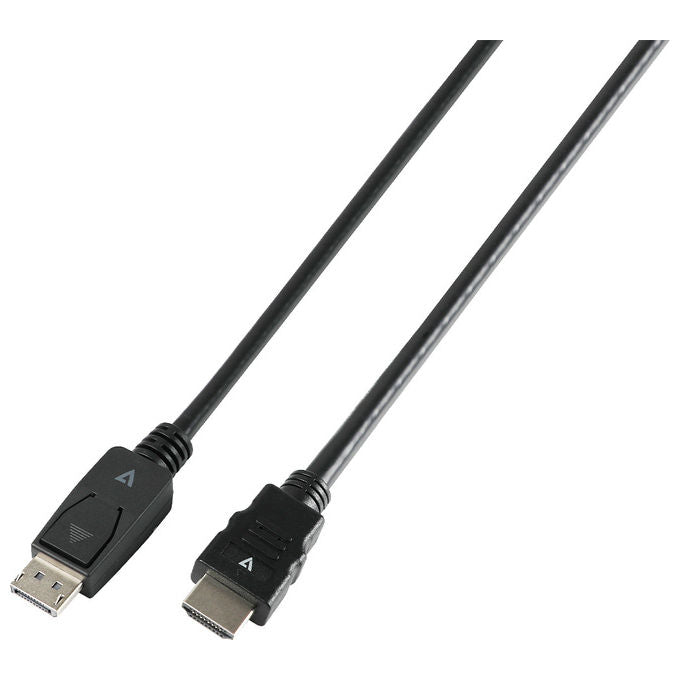 V7, Cavo DisplayPort 1.4 a HDMI, 4K 60Hz, 1 metro, Nero