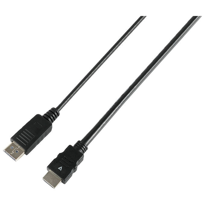 V7, Cavo DisplayPort 1.4 a HDMI, 4K 60Hz, 1 metro, Nero