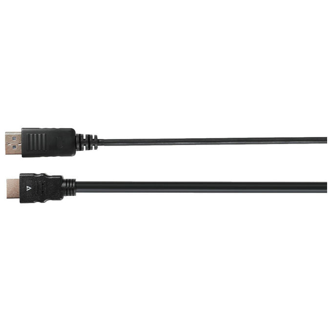 V7, Cavo DisplayPort 1.4 a HDMI, 4K 60Hz, 1 metro, Nero