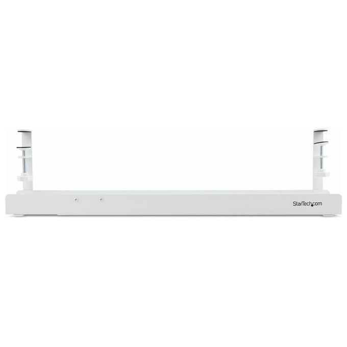 StarTech.com, Canalina Gestione cavi, Sotto Scrivania, Regolabile, Morsetto, Bianco