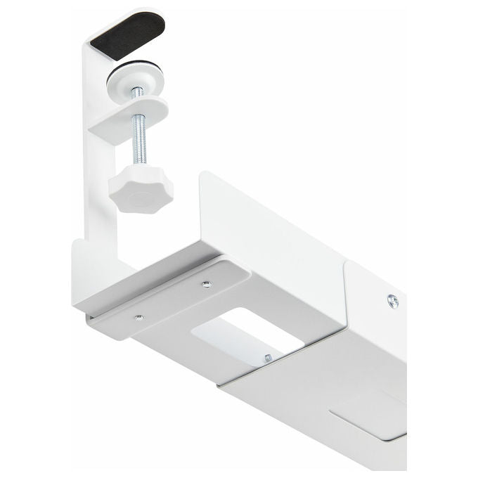 StarTech.com, Canalina Gestione cavi, Sotto Scrivania, Regolabile, Morsetto, Bianco