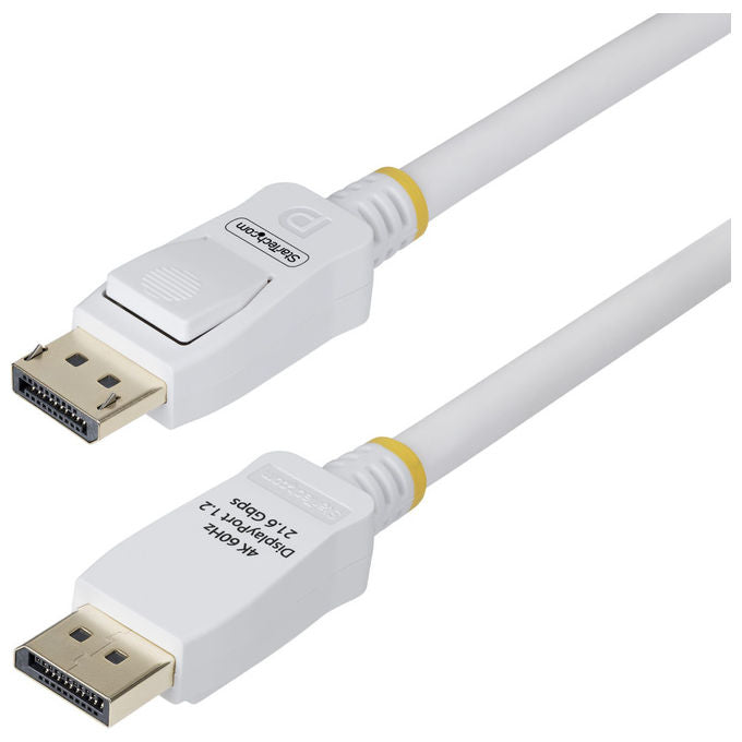 StarTech.com, Cavo DisplayPort 1.2, 3m, 4K 60Hz, 21.6Gbps, Bianco
