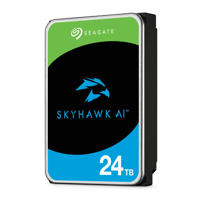 Seagate, SkyHawk AI, HDD interno, 24 TB, 7200 RPM, 3.5 pollici
