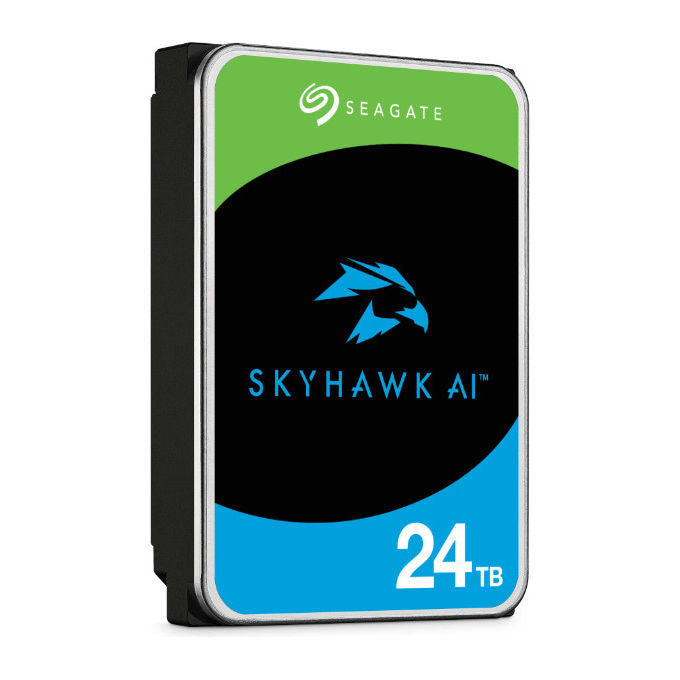 Seagate, SkyHawk AI, HDD interno, 24 TB, 7200 RPM, 3.5 pollici