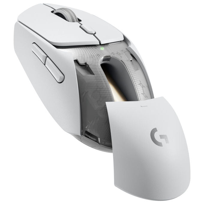 Logitech G, Mouse Wireless Gaming G309 Lightspeed, 2560 DPI, Bluetooth, Bianco