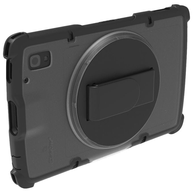 InfoCase, Custodia Tablet 8'', Cover Nera Trasparente per Zebra ET40-45