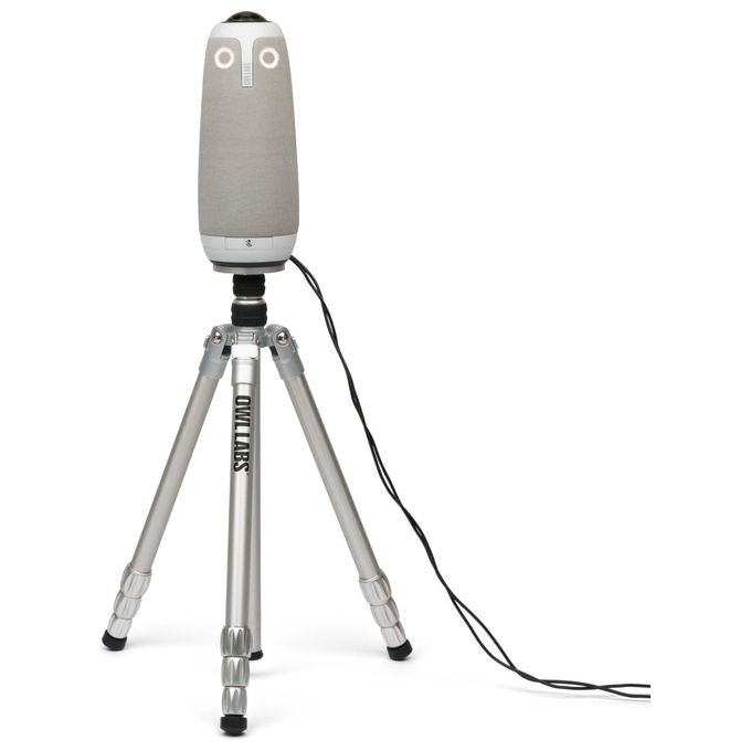 Owl Labs, Treppiede per Meeting Owl, Argento, Altezza 44.8-190cm, Con Custodia
