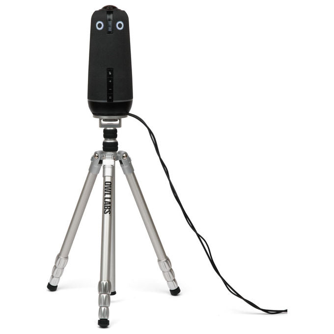 Owl Labs, Treppiede per Meeting Owl, Argento, Altezza 44.8-190cm, Con Custodia