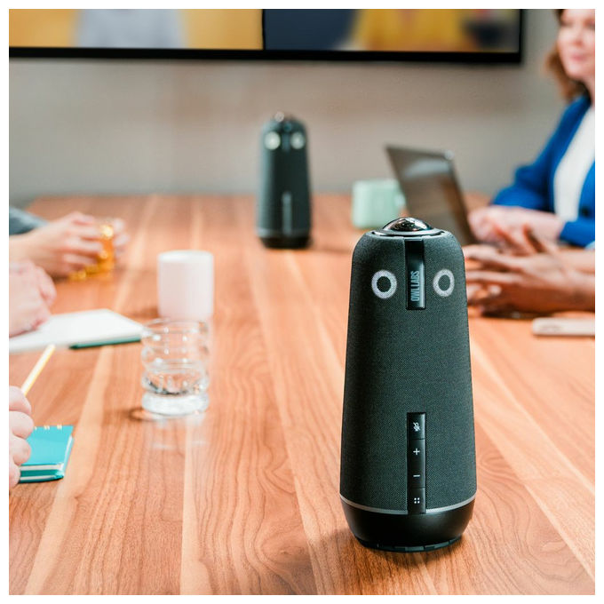 Owl Labs, Videocamera per Videoconferenza 4K, 360°, con Microfono e Altoparlante