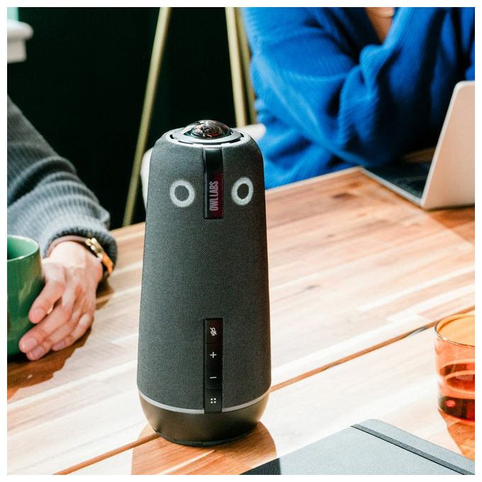 Owl Labs, Videocamera per Videoconferenza 4K, 360°, con Microfono e Altoparlante