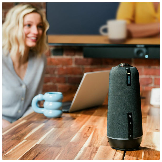 Owl Labs, Videocamera per Videoconferenza 4K, 360°, con Microfono e Altoparlante