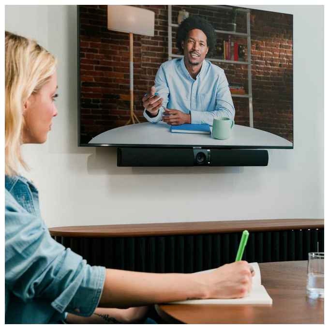Owl Labs, Owl Bar, Sistema Videoconferenza 4K, 30MP, Barra Collaborazione Video, Nero