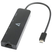 V7, Adattatore Usb-C, Ethernet 2.5G, Usb A, Usb-C, Rj45, Nero