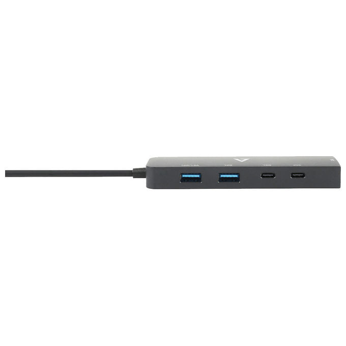 V7, Adattatore Usb-C, Ethernet 2.5G, Usb A, Usb-C, Rj45, Nero