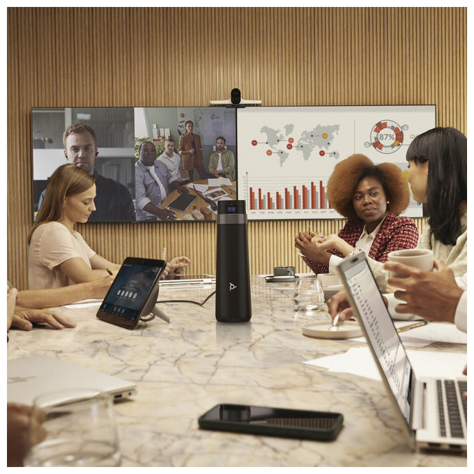 Hp Poly Studio G62, Sistema Videoconferenza, 4K Ultra HD, Con Kit Montaggio