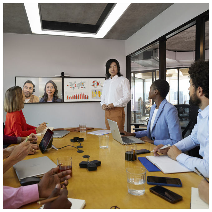 Hp Poly Studio G62, Sistema Videoconferenza, 4K Ultra HD, Con Kit Montaggio