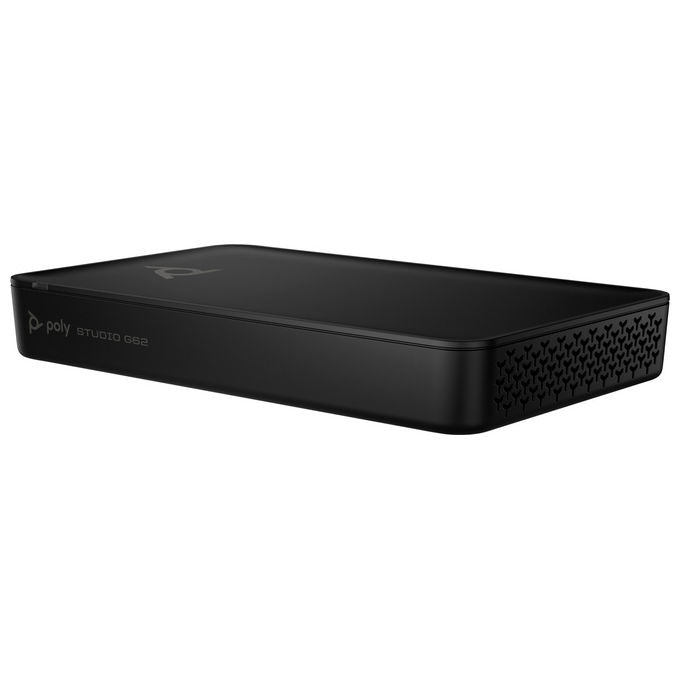 Poly Studio G62, Sistema Videoconferenza, 4K Ultra HD, Ethernet, Wi-Fi, Bluetooth, Nero