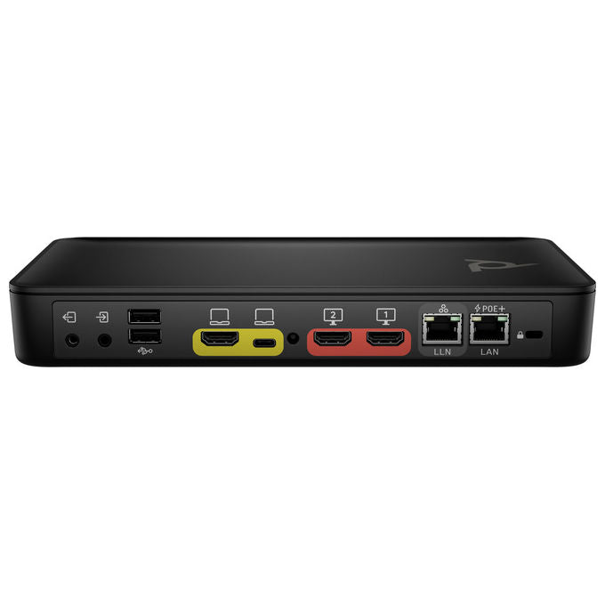Poly Studio G62, Sistema Videoconferenza, 4K Ultra HD, Ethernet, Wi-Fi, Bluetooth, Nero