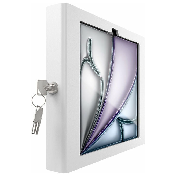 Compulocks, Custodia di Sicurezza Apex, Alluminio, Chiave, Bianco, per iPad Air M2 11'' 2024