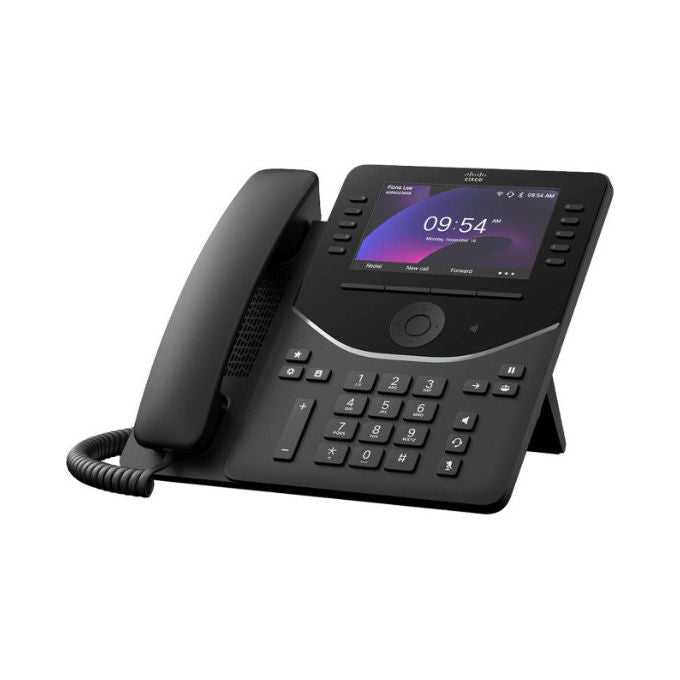 Cisco, Telefono IP 9861, 10 Linee, LCD, Wi-Fi, Nero Carbonio