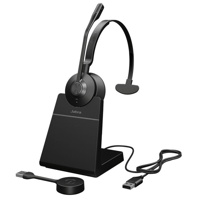 Jabra, Engage 55 SE, Cuffie Wireless, Monoaurale, Nero, DECT, USB-A con Base