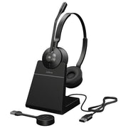 Jabra, Cuffie Wireless Engage 55 SE, Stereofonico, Nero, USB-A MS, Con base