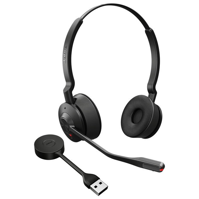 Jabra Engage 55 SE, Auricolare Wireless, Ufficio, Nero, DECT, USB-A, Duo