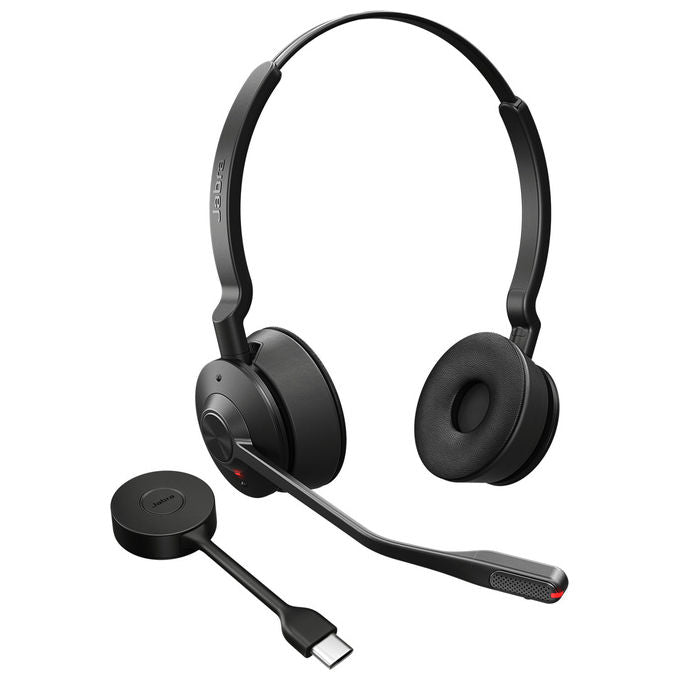 Jabra, Auricolare Wireless Engage 55 SE, Stereo, Nero, Portata 150m, Per ufficio