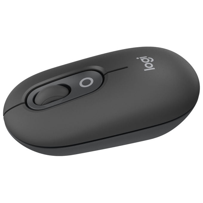 Logitech Pop Mouse, Wireless Bluetooth, Ambidestro, Grafite