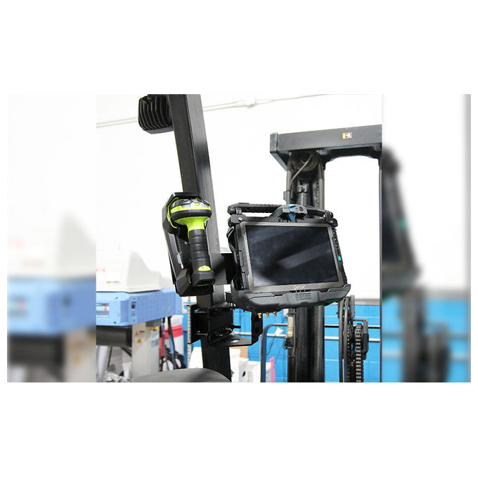 Gamber-Johnson, Supporto Passivo per Scanner Zebra DS3678, Kit Montaggio Girevole, Nero