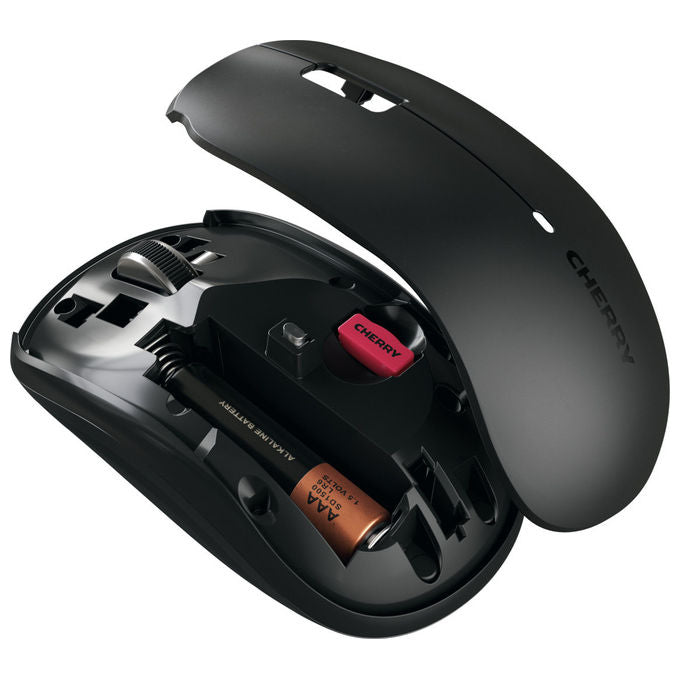 Cherry, Mw 2200, Mouse Wireless, Ambidestro, Ottico, Nero