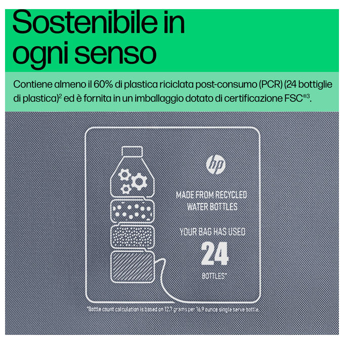 HP, Everyday Borsa per Notebook da 16 Pollici, Grigia, Impermeabile