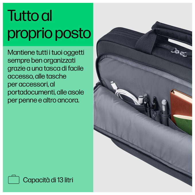 HP, Everyday Borsa per Notebook da 16 Pollici, Grigia, Impermeabile