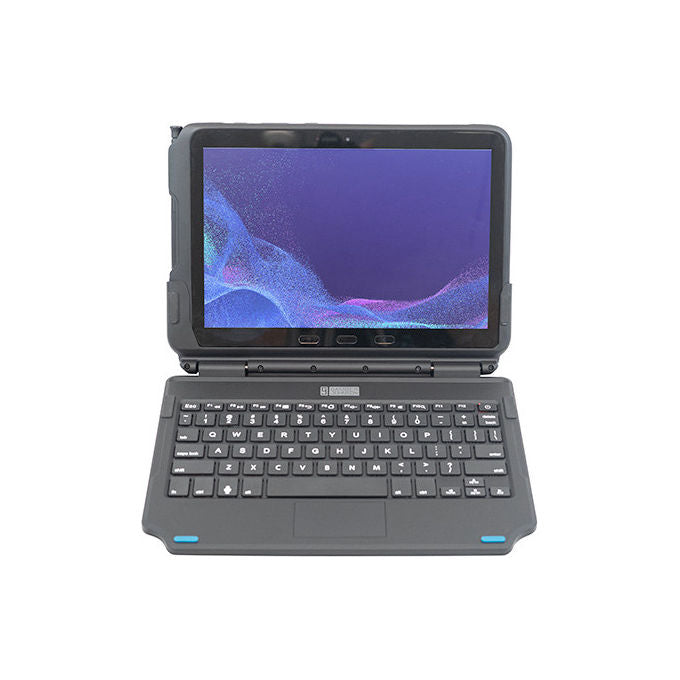 Gamber-Johnson 7160-1872-00 Tastiera per Tablet QWERTY Inglese US Pogo Pin Touchpad Samsung Tab Active Pro Tab Active4 Pro colore Nero