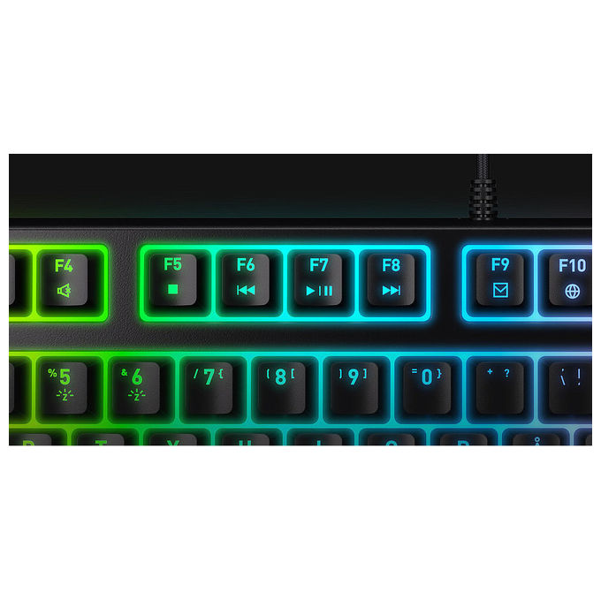Cherry Xtrfy K4V2, Tastiera Gaming Meccanica TKL RGB, USB QWERTY, Portoghese, Nera