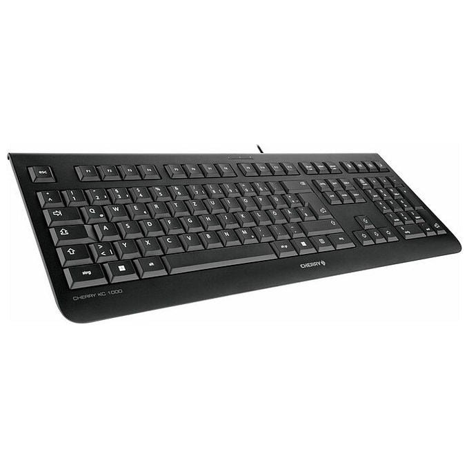 Cherry, Kc 1000 Tastiera, Qwerty Portoghese, Usb, Per Ufficio, Nero