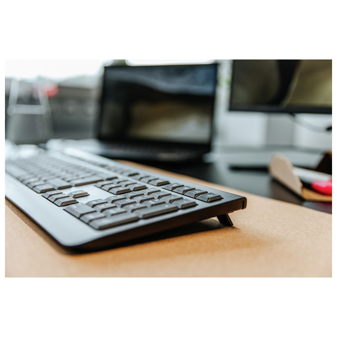 Cherry, Tastiera Wireless, QWERTY, Silenziosa, Nero