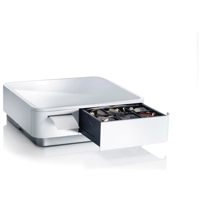 Star Micronics mPOP, Stampante POS Termica, Cassetto Contanti, USB-C, Bluetooth, Bianca