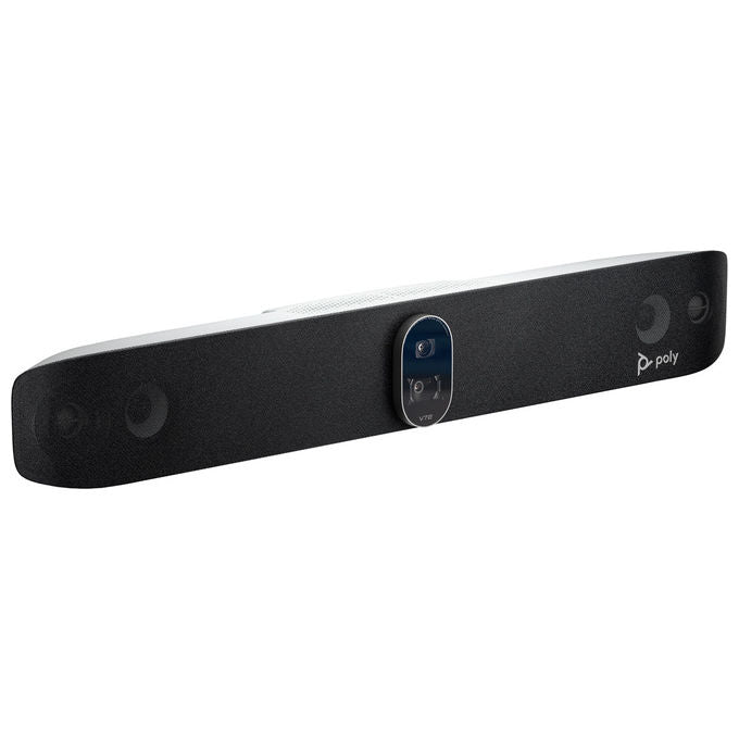 HP Poly Studio V72, Barra Video USB, 4K Ultra HD, Grandi Spazi, con Wi-Fi, Bianco