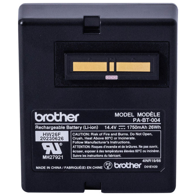 Brother, Batteria Ioni di Litio, 1750mAh, Per Stampanti Etichette TD-2320D, TD-2350D, TD-2350DSA