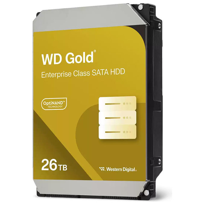 Western Digital, Hard Disk Interno, 26 TB, 7200 RPM, 512 MB, SATA III, WD261KRYZ