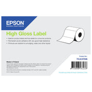 Epson High Gloss Label, Etichetta Autoadesiva, Rotolo 102mm x 33m, Lucida, Inkjet
