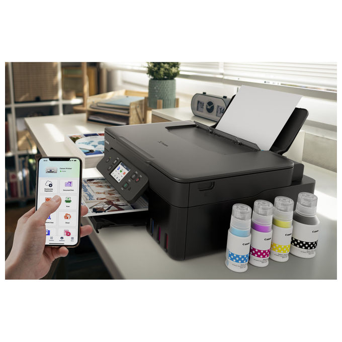 Canon, PIXMA G3590, Stampante Multifunzione, Getto d'Inchiostro, A4, Wi-Fi, Nero