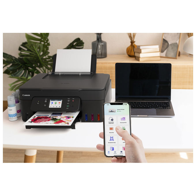 Canon, PIXMA G3590, Stampante Multifunzione, Getto d'Inchiostro, A4, Wi-Fi, Nero