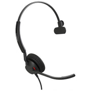 Jabra, Cuffie Mono Cablate Engage 40, USB-C-USB-A, Riduzione Rumore, Nero