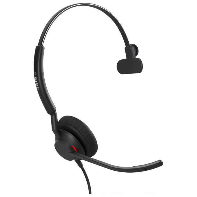 Jabra, Cuffie Mono Cablate Engage 40, USB-C-USB-A, Riduzione Rumore, Nero