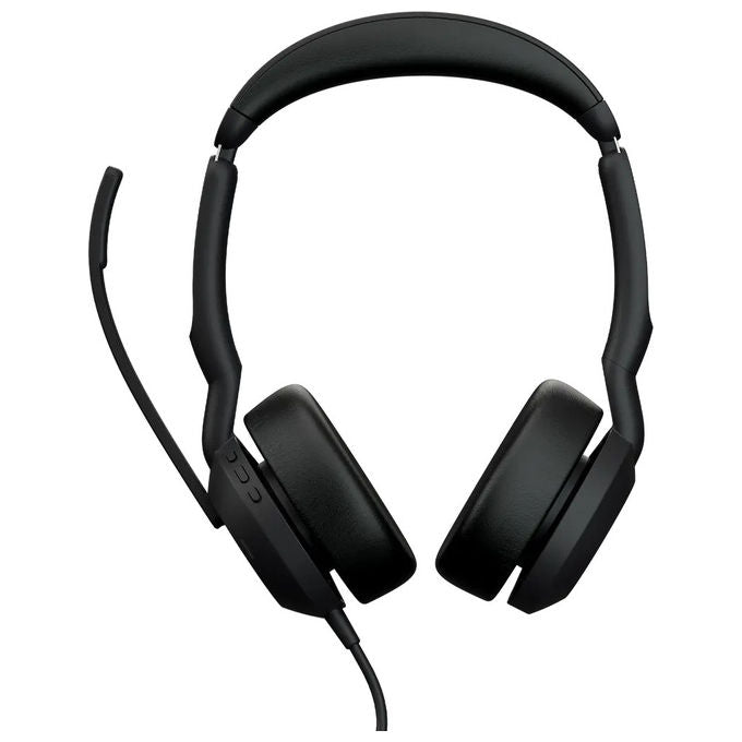 Jabra Evolve2 50, Cuffie Cablate da Ufficio, USB-C-A, Nero