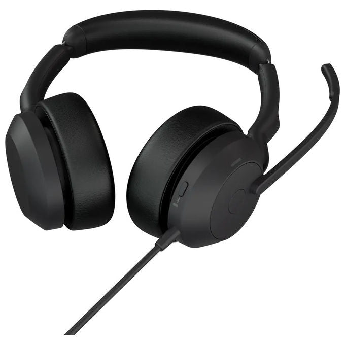 Jabra Evolve2 50, Cuffie con Archetto, USB Type-C, Bluetooth, Nero