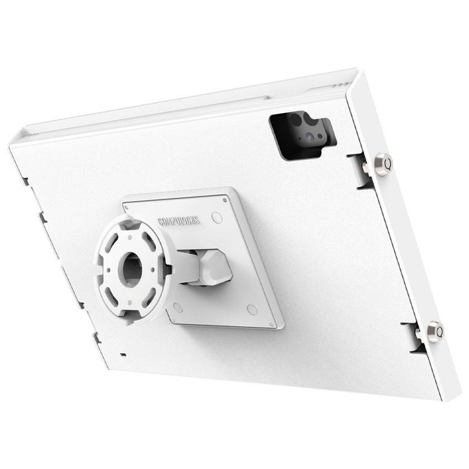 Compulocks, Supporto Antifurto Tablet, Bianco, 33 cm, Custodia Inclinabile da Parete